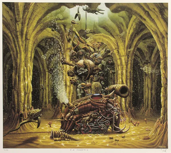 Jacek Yerka, Z głębin, 1995