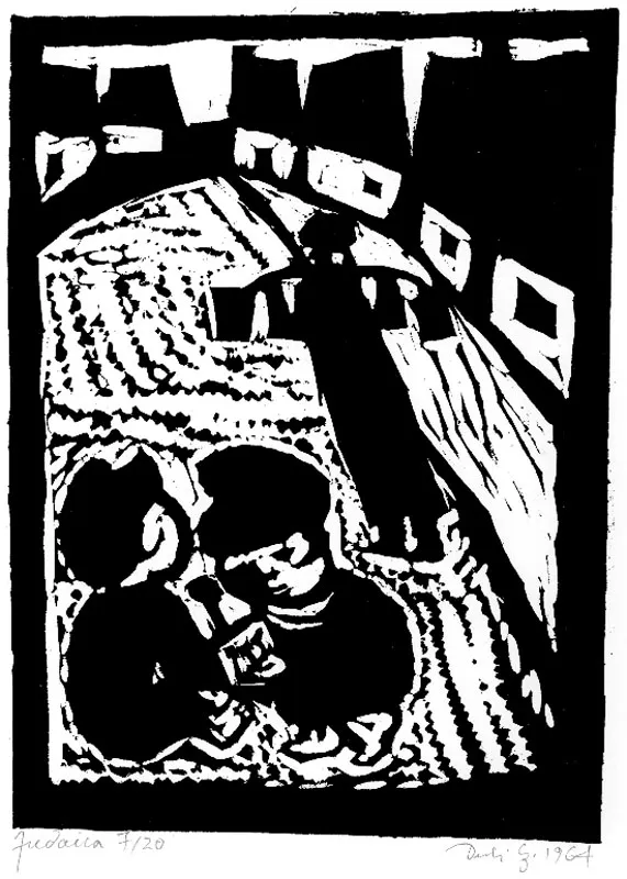 Jerzy Duda Gracz, Zabawa dzieci podczas święta Purym, 1964