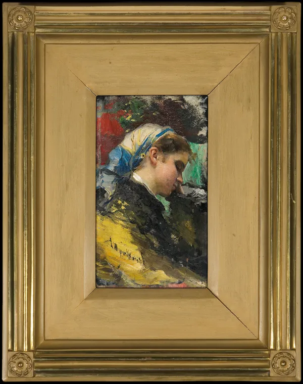 Leon Wyczółkowski, GŁÓWKA DZIEWCZYNY, 1882-1885 