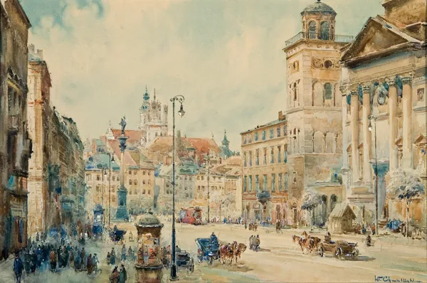 Władysław Chmieliński (Stachowicz), PLAC ZAMKOWY W WARSZAWIE, przed 1939