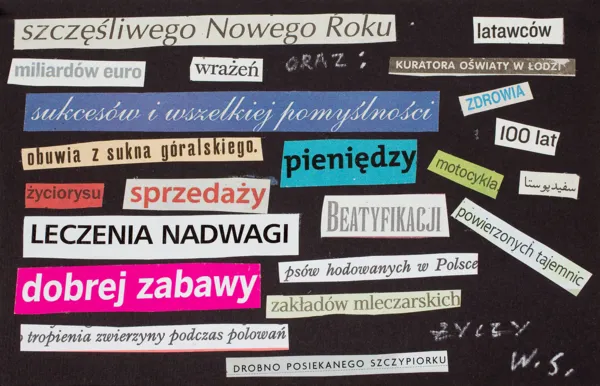 Wisława  Szymborska, ŻYCZENIA NOWOROCZNE