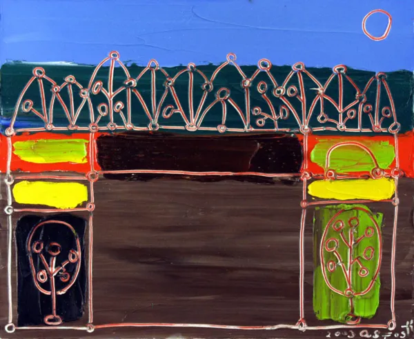 Andrzej Fogtt, Pola w drodze na Czyże, z cyklu Kuraszewo, 2003