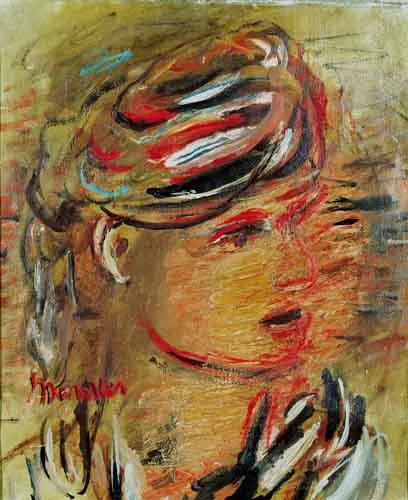 Zygmunt Menkes, Portret kobiety w zawoju