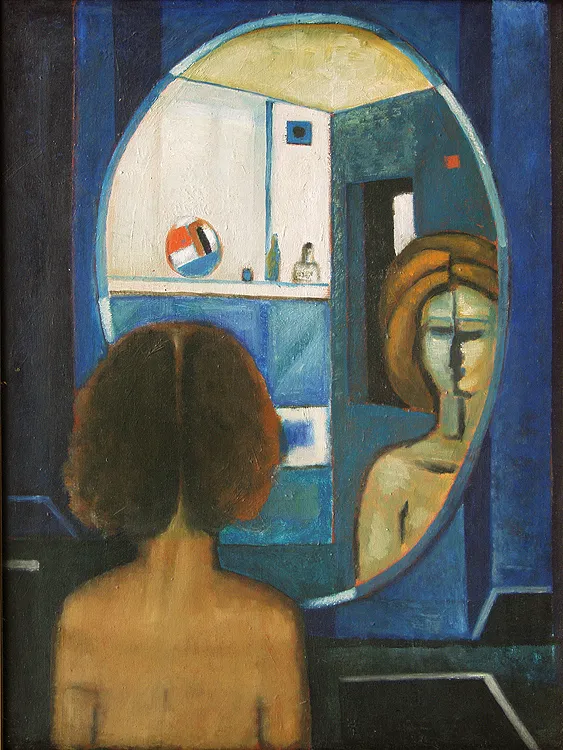 Jan  Biżek, AKT Z LUSTREM I, 1978