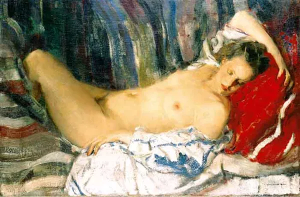 Rezso Burghardt, Śpiąca modelka