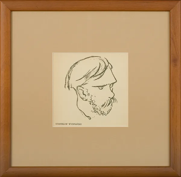 Kazimierz Sichulski, Karykatura Stanisława Wyspiańskiego, 1904