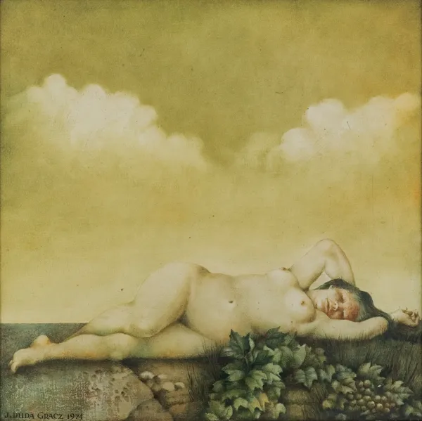 Jerzy Duda Gracz, ZIEMIA Z CYKLU MOTYWY WĘGIERSKIE, 1974