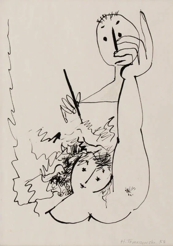 Henryk Tomaszewski, Rysownik, 1958