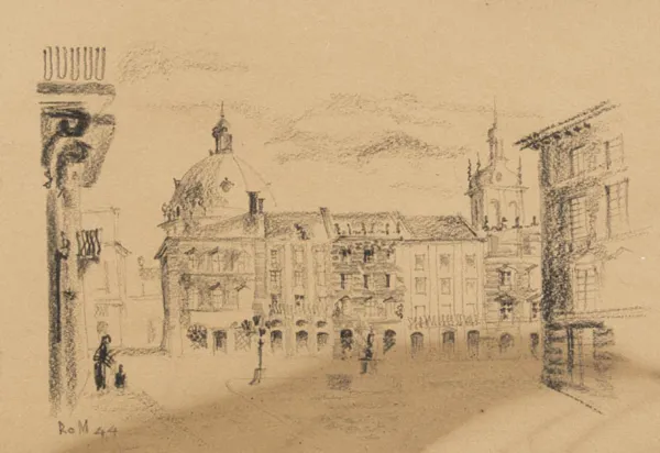 Monogramista R o M, RYNEK WE LWOWIE, 1944 