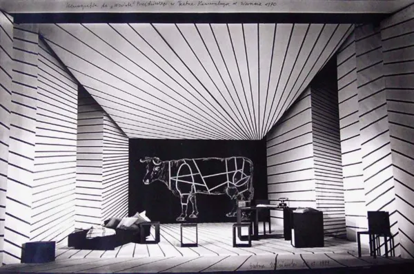 Ryszard Winiarski, Scenografia do "Wariata" Przeździeckiego,1970-199