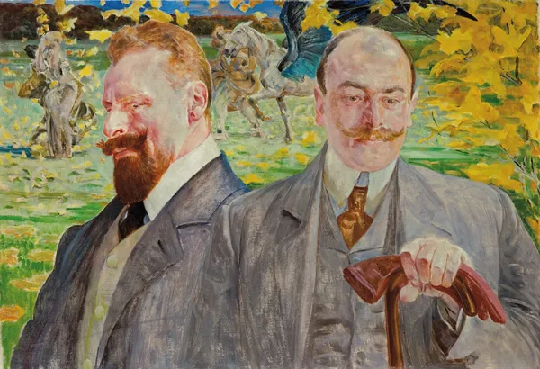 Jacek Malczewski, JESIENIĄ. PORTRET PODWÓJNY, ok. 1906