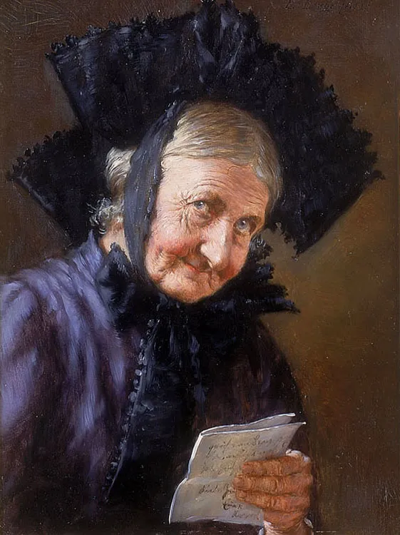 Eugen Lingenfelder, Staruszka z listem