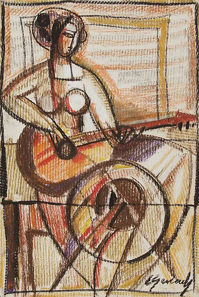 Eugeniusz Gerlach, Kobieta z gitarą