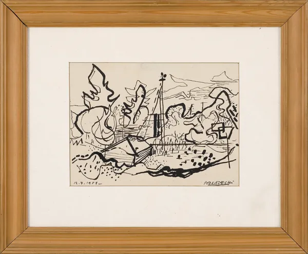 Kazimierz Podsadecki, Pejzaż, 1954