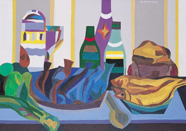 Kazimierz Ostrowski, Martwa natura z rybami