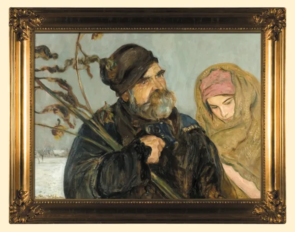 Vlastimil Hofman, STARZEC I DZIEWCZYNA, 1923