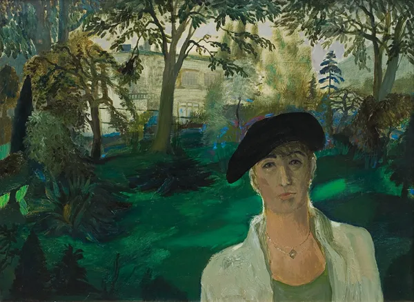 Maria Anto, AUTOPORTRET W BERECIE, 1989