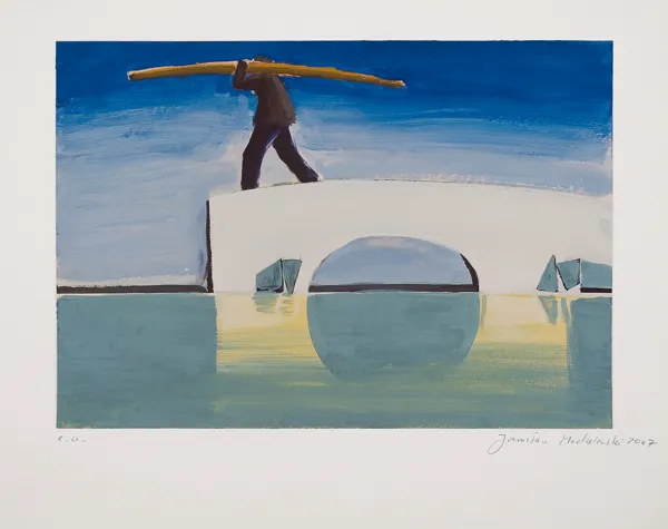 Jarosław Modzelewski, Niosący ścięte drzewo, 2007 