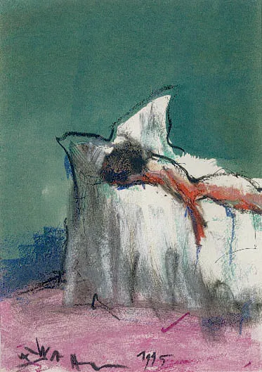 Alicja Wahl, W pościeli, 1995