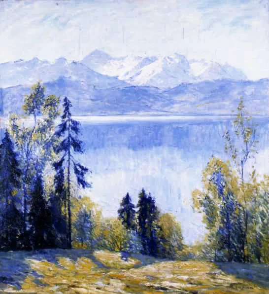 Otto Pippel, Nad jeziorem, ok. 1920