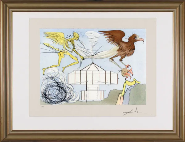 Salvador Dali, 19. Samolot (L'aeroplane / Airplane)