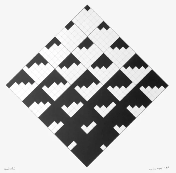 Ryszard Winiarski, Bez tytułu (Kompozycja w rombie), 1979