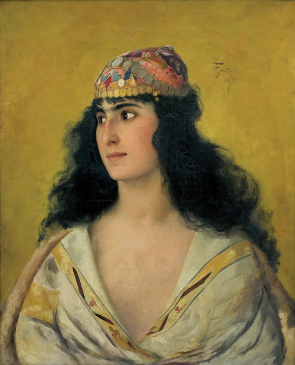 Louis Ricardo Falero, DZIEWCZYNA WSCHODNIA, 1877