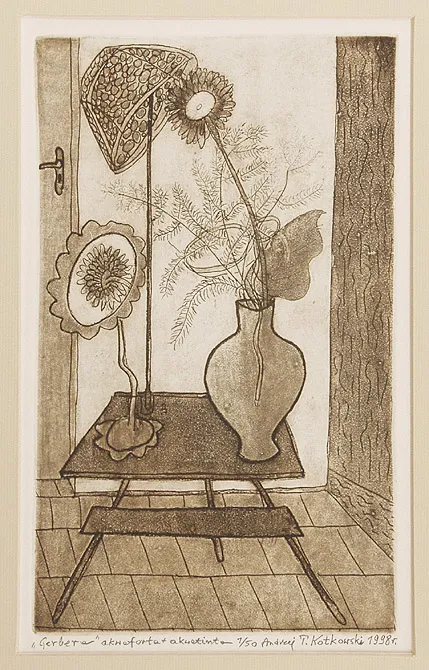 Andrzej Tadeusz  Kotkowski, Gerbera, 1998