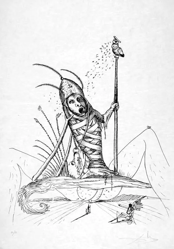 Salvador Dali, Ilustracja 9 z teki les songes...