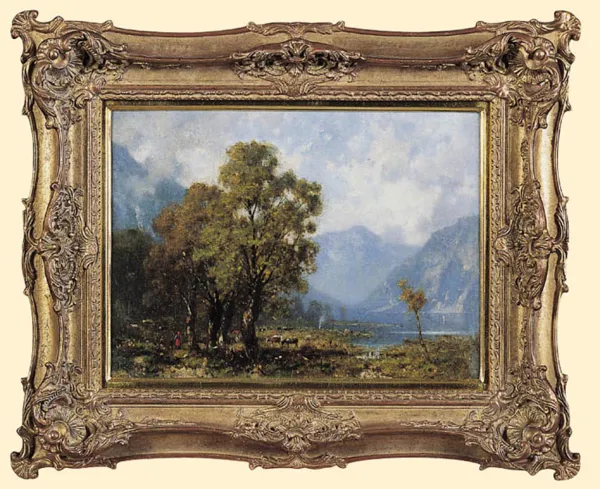 Władysław Aleksander Malecki, NAD ALPEJSKIM JEZIOREM, 1878