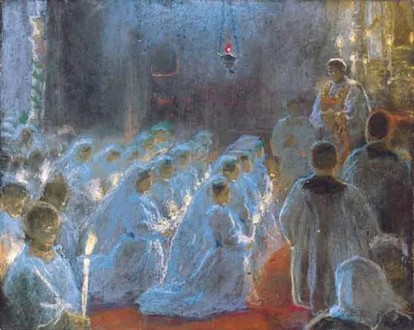 Ferdynand Ruszczyc, Pierwsza komunia