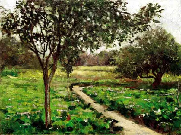 Jan Stanisławski, Ogród w południowym słońcu