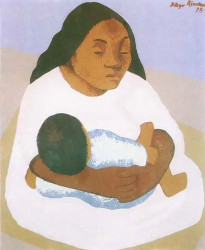 Diego Rivera (?), Macierzyństwo, 1928