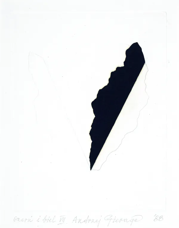 Andrzej Gieraga, CZERŃ I BIEL VII, 1988