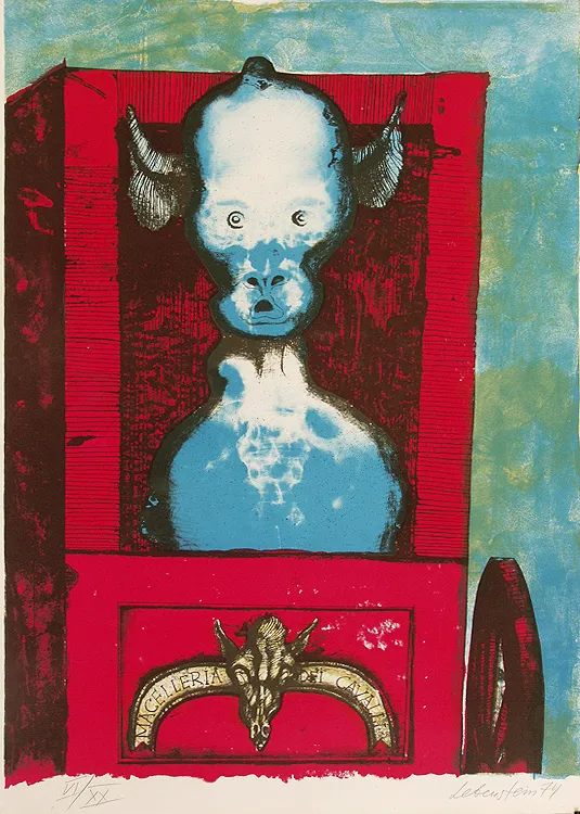 Jan Lebenstein, Ilustracja do „Folwarku zwierzęcego”,