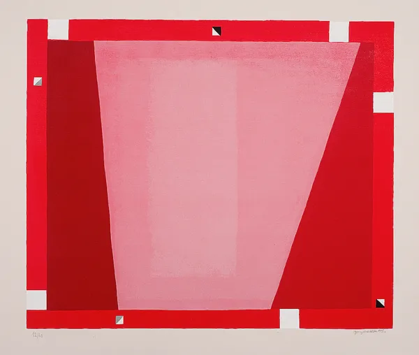 Jerzy Nowosielski, Abstrakcja w czerwieniach, 1995