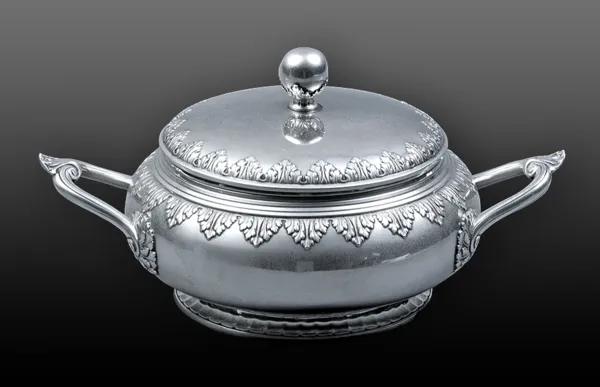 Autor nierozpoznany, WAZKA DO JARZYN Z NAKRYWKĄ, koniec XIX w.