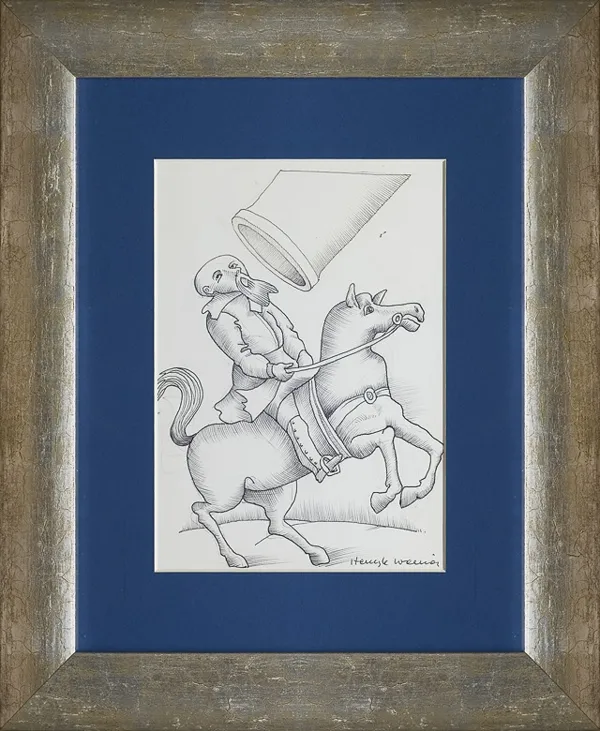 Henryk Waniek, Jeździec w XVII-wiecznym stroju