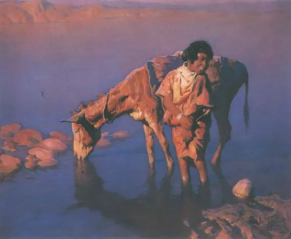 Adam Styka, W afrykańskim słońcu