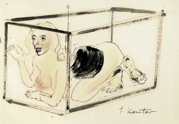 Tadeusz Kantor, KOBIETA W SZKLANEJ KLATCE