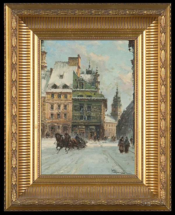 Władysław Chmieliński (Stachowicz), WARSZAWA. ZIMA NA STARYM MIEŚCIE