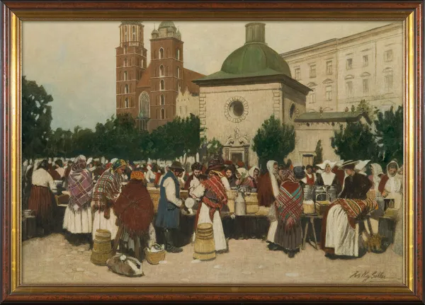 Johann Nepomuk Geller, NA KRAKOWSKIM RYNKU, przed 1914