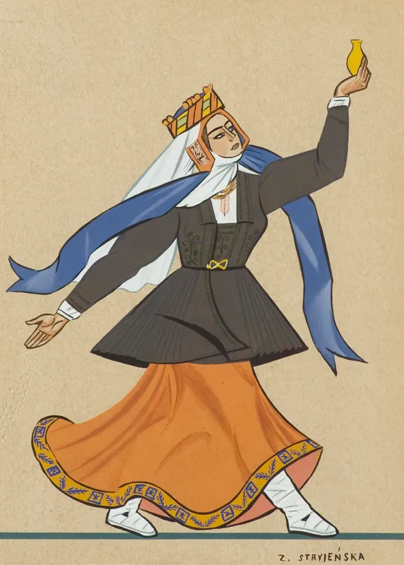 Zofia Stryjeńska, Dziewczyna w stroju ludowym