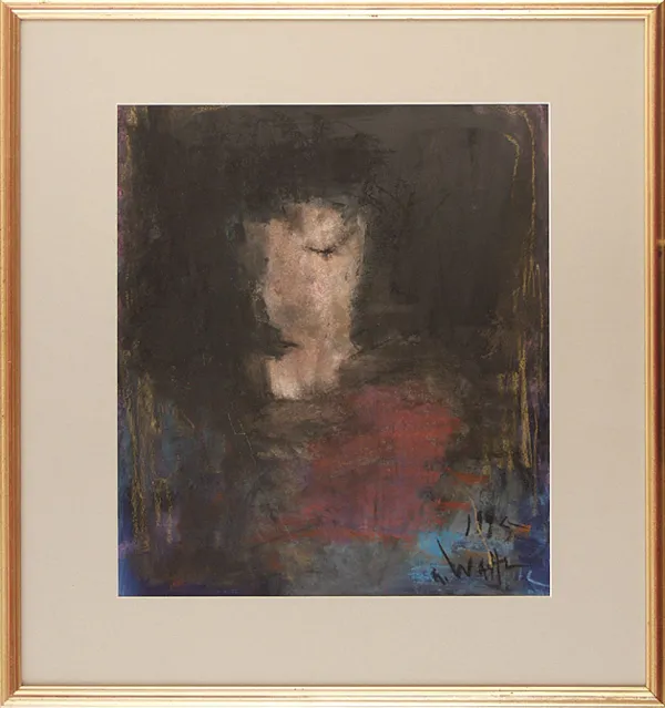 Alicja Wahl, Portret kobiety z zamkniętymi oczami, 1995