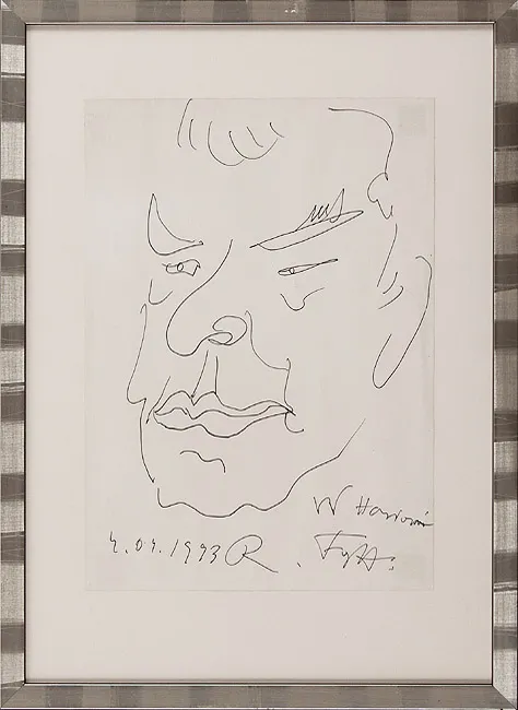 Andrzej Fogtt, Portret Władysława Hasiora, 1993 