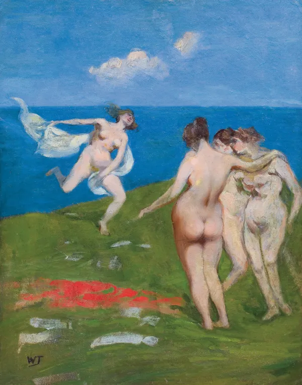 Włodzimierz Tetmajer, SCENA MITOLOGICZNA-KOBIETY NA BRZEGU MORZA, po191