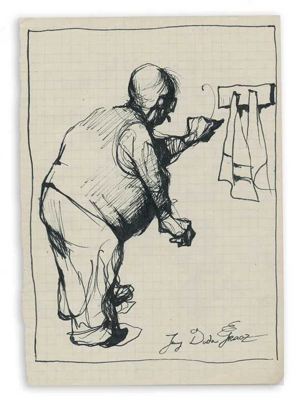 Jerzy Duda Gracz, Sięgający po ścierkę