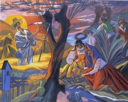 Zofia Stryjeńska, Wianki, ok. 1960