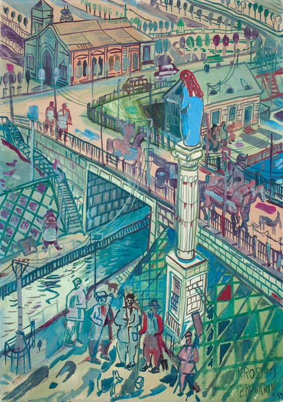 Edward Dwurnik, KROSNO (KAPLICZKA), 1989