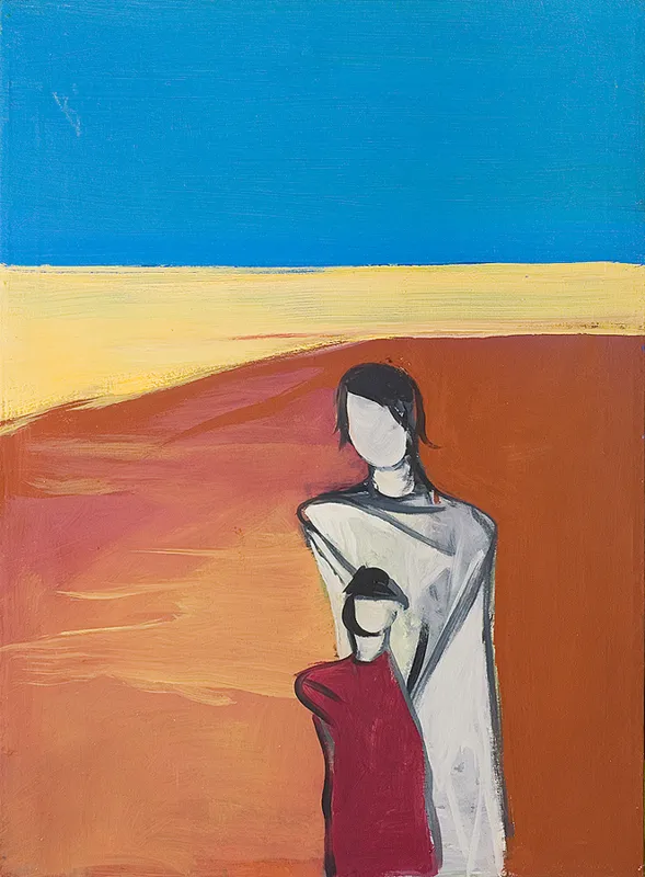 Roman  Lasa, Kobieta z dzieckiem, 2010